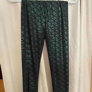 Sparkly mermaid leggings